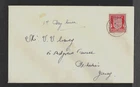 JERSEY 1941 1d RED COAT OF ARMS STAMP FIRST DAY COVER 'HAVRE DES PAS' FDDS.