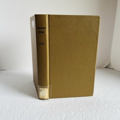 Robinson Crusoe Daniel Defoe Norton Critical Edition 1975 Hardcover Study Copy
