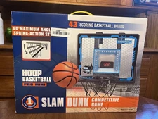 Indoor Basketball Hoop Pro, Mini Basketball Hoop Over The Door w LED Light NEW