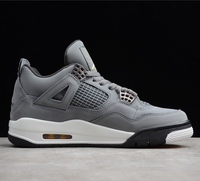 Jordan 4 ''Cool Grey'' Retro Basketball Shoes Men's Mid Top.