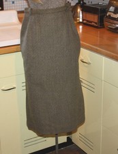 Ria Herlinger Vintage Wool Skirt Tweed Retay