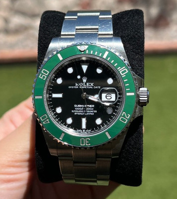 Rolex Submariner Date 126610LV 'Starbucks MK1' Stainless Steel Black Dial