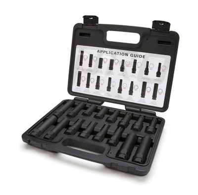 Steelman Pro - 78537 16-Piece Locking Lug Nut Master Key Set, Black 