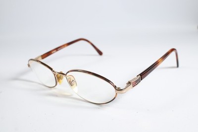 Fendi Brille VL 7213 Damen Havanna 399 Vollrand Metall Brille Brillengestell 51mm
