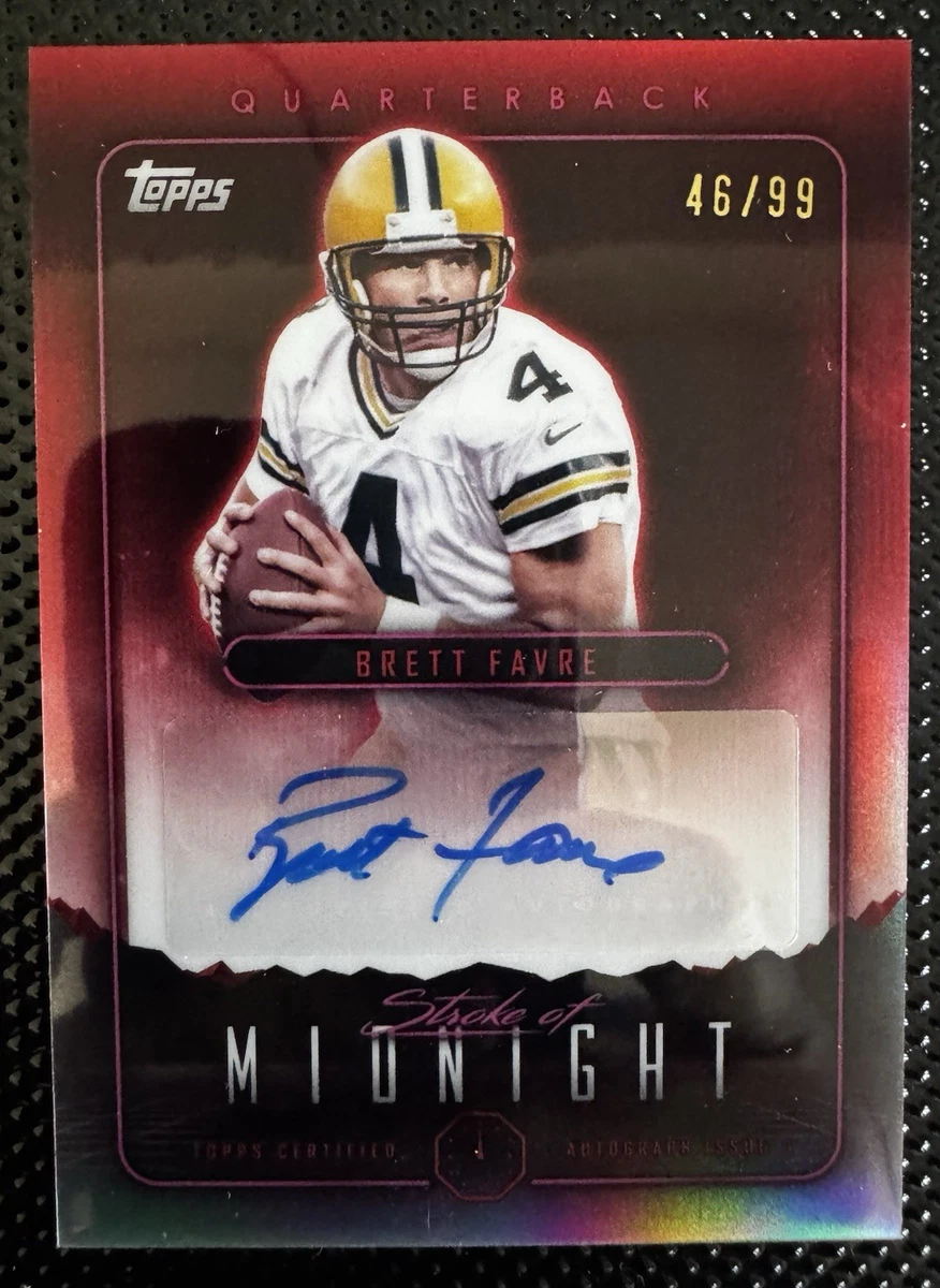 NFL Brett Favre サインカード Brett Favre Football Serial Numbered Sports Trading Cards
