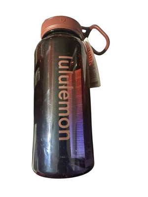 Lululemon Back To Life Clear 32 Oz Bottle Straw Lid MSRP $34 NEW
