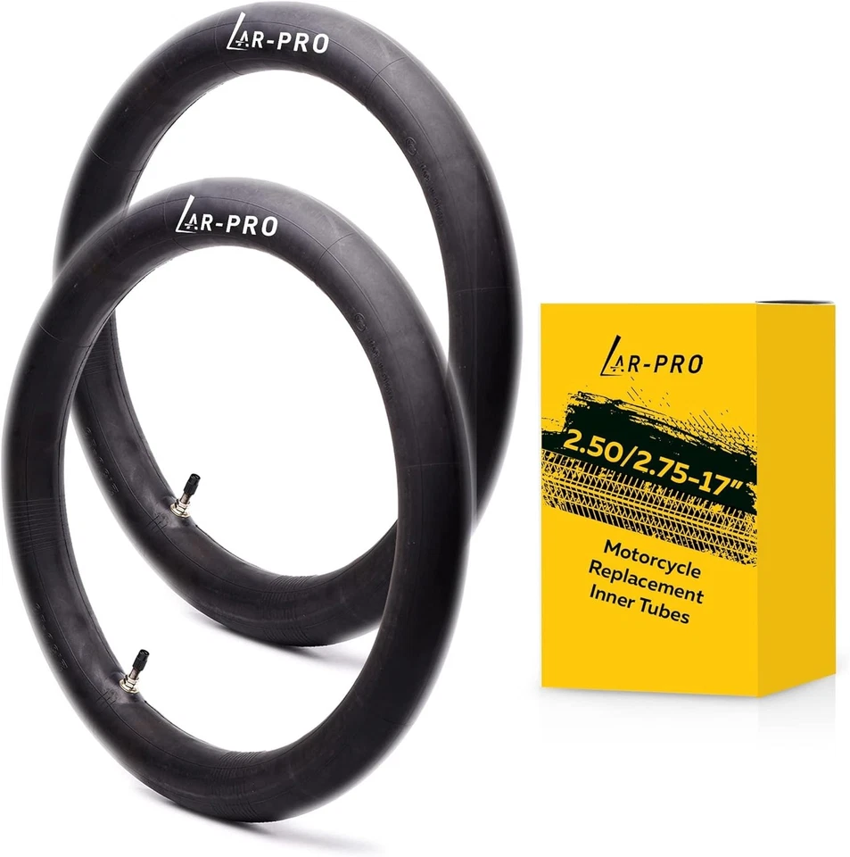 2-Pack -17”（70/100-17） Motorcycle Inner Tubes - Compatible with Honda, Coolst... Foto 2 de 4