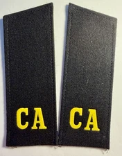 Soviet Tanker Shoulder Boards Pair Armored Tank Military Uniform Black Straps