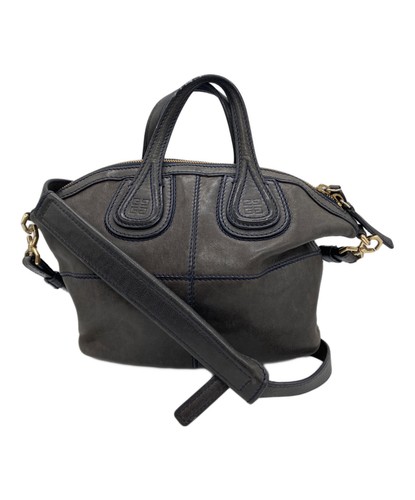 Givenchy Nightingale Leather Shoulder Bag MA0143 Black Women's #TFB21069