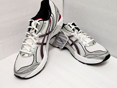 Asics GT 2150 Herren Running Walking Sneaker Weiß Rot UK:11,5 US:12,5 EU:47 30CM