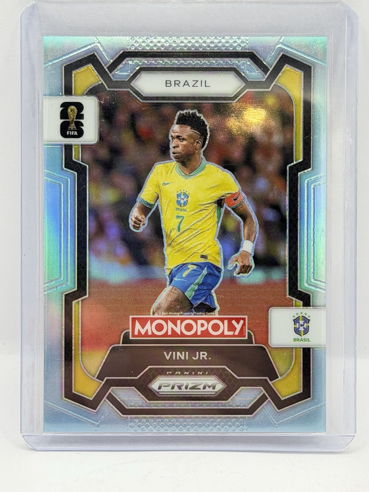 2026 Panini Prizm Monopoly FIFA World Cup #14 Vini Jr. Light Blue #d /249 Brazil