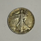 1937  Walking Liberty SILVER Half Dollar Nice Circulated Condition