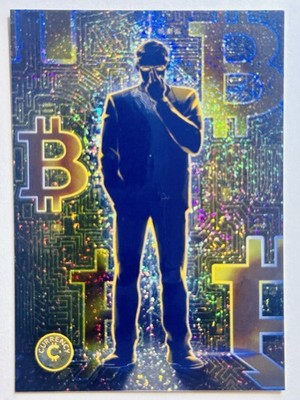 SATOSHI NAKAMOTO  #45  2025 Cardsmiths Currency Series 5 S5 CRYSTAL SPARKLE Holo