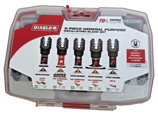 DIABLO DOU5SPC 5 Piece Universal Fit General Purpose Oscillating Blade Set New