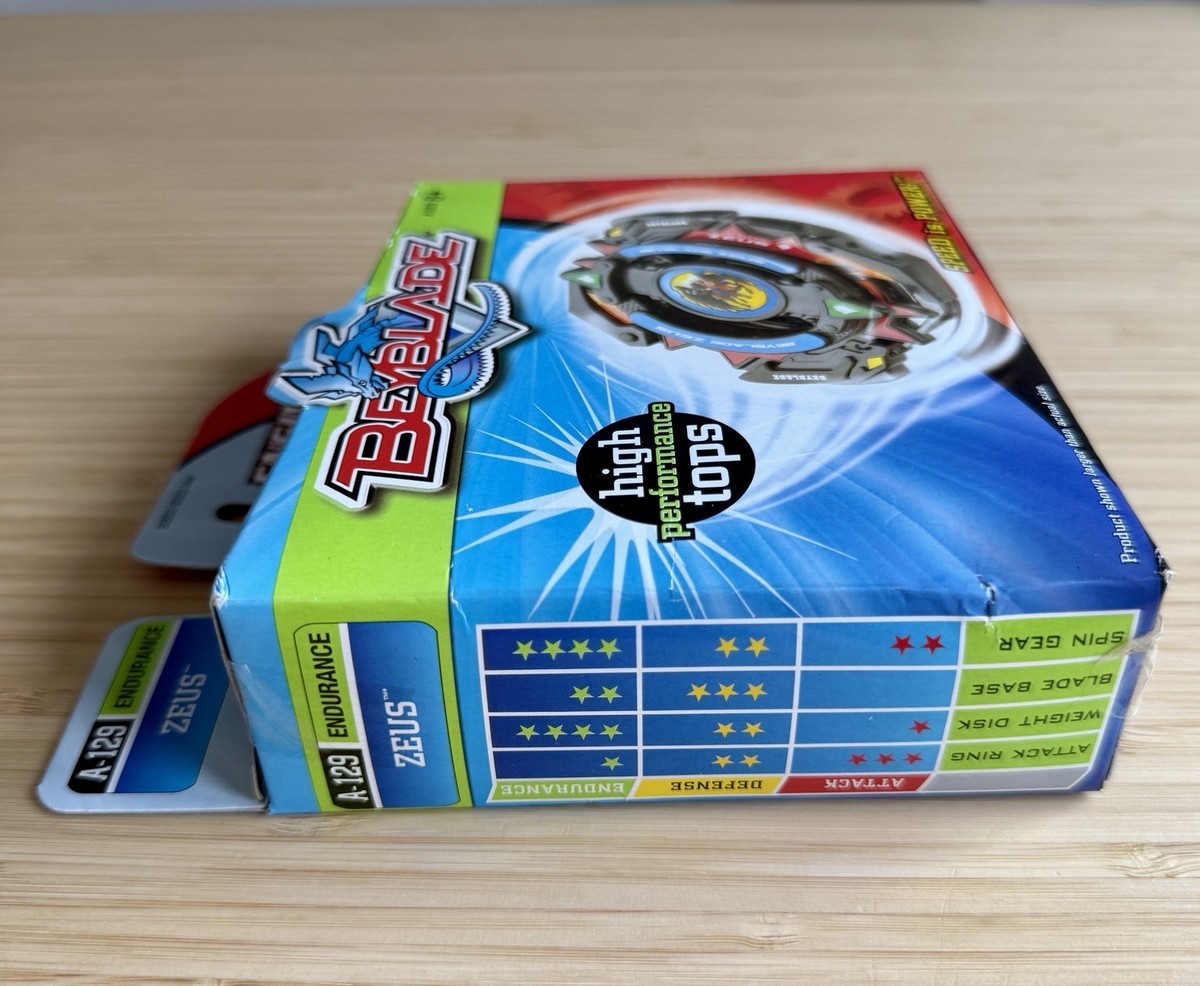 HASBRO Beyblade Zeus A-129 Rare G-Revolution Plastic Gen