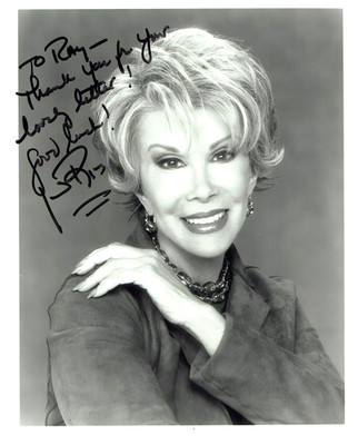 Joan Rivers handsigniertes Foto