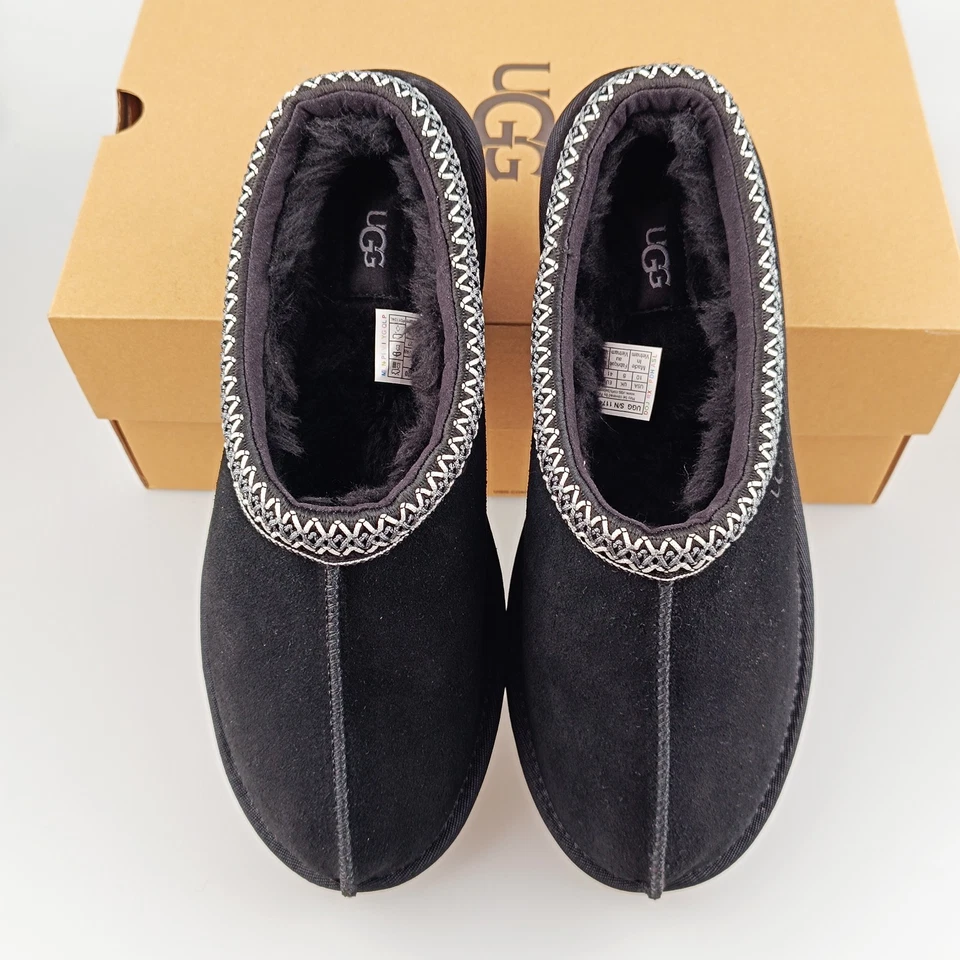 UGG Tasman II черный женщин замши верхний шерсти тапочки США 6-11 размер туфли с коробкой - Изображение 4 из 4