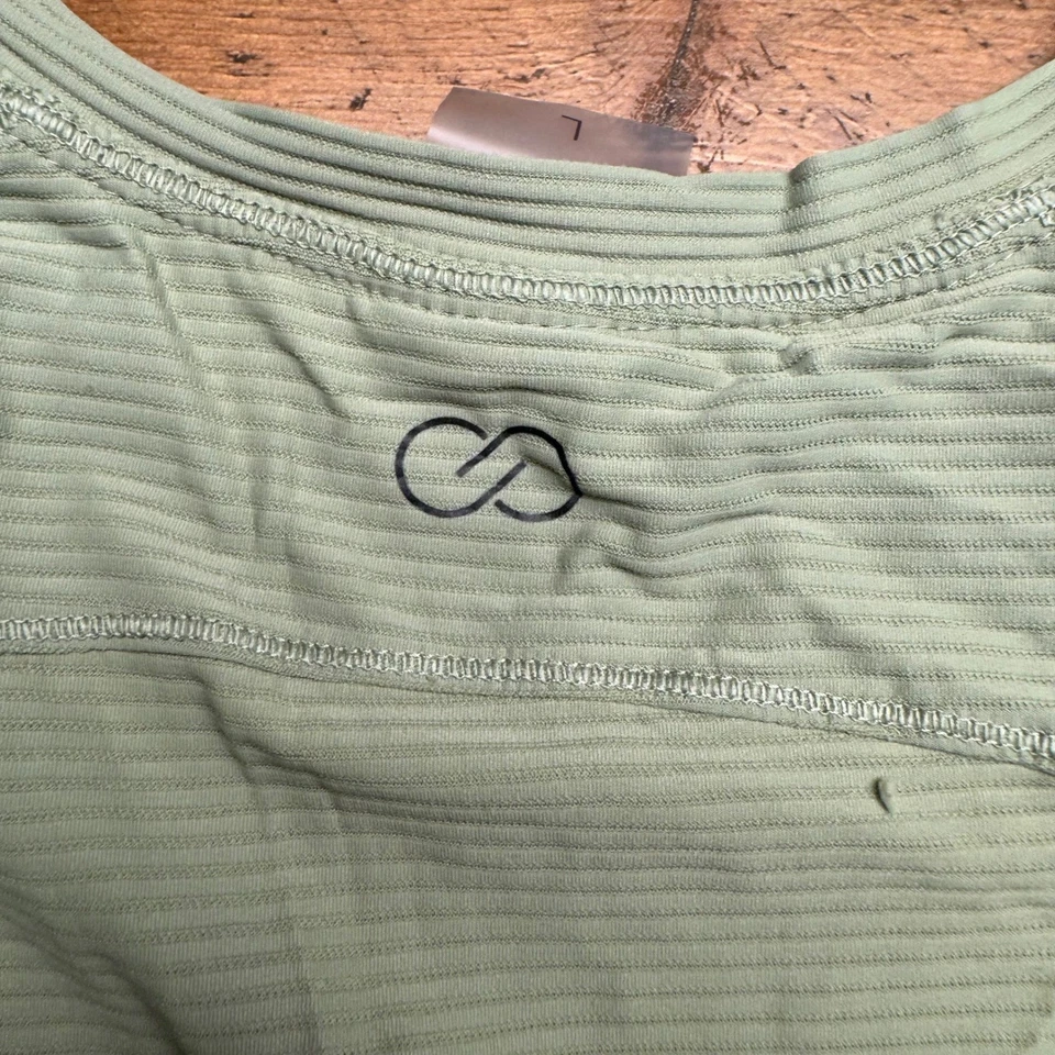 Calls текстурированный полоски футболка верхний Athletic Athleisure зеленый размер L - Изображение 4 из 4