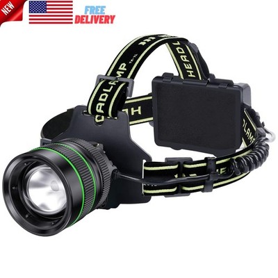 2000LM Super Bright LED Rechargeable Headlamp, Waterproof for Camping Fishing