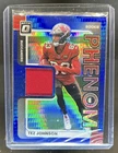 2025 Donruss Optic Tez Johnson Blue Hyper (RAW)