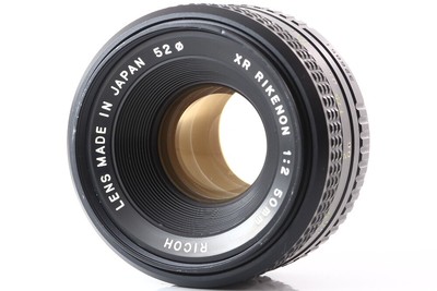 Ricoh XR Rikenon 50mm F/2 Early Tomioka MF Lens for Pentax K Mount