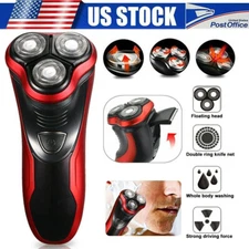 Electric Razor Shaver Men's Rotary Waterproof With Pop-up Trimmer Wet &Dry Razor