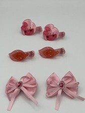 Set Of 3 Girls Hair Clips Toddler Baby kids Hair Bows