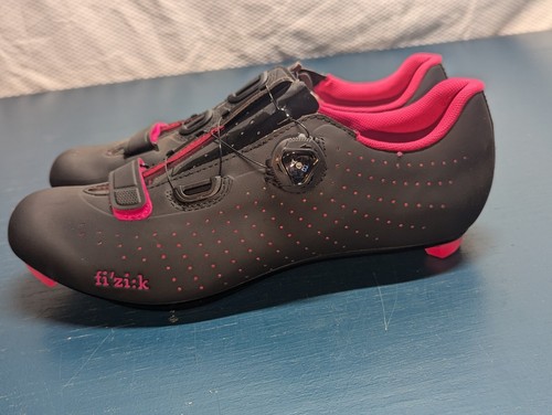 Fizik Tempo R5 Overcurve BOA Lace Cycling Shoes Black Pink US 9 3/4 EUR 43 (S4) - Picture 4 of 6