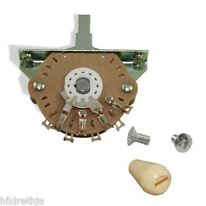 Switch 3 Way Oak Grigsby With Black Knob Electroswitch 51992 081345bk