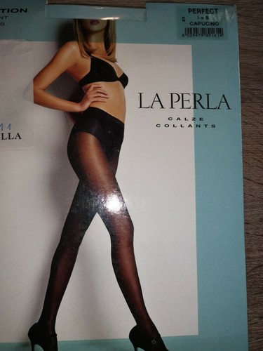 LA PERLA COLLANT FEMME 8 DEN TAILLE 1 = S COULEUR IVOIRE REF 21392