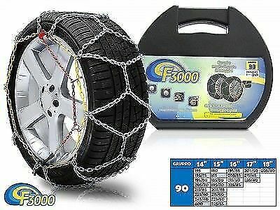 SNOW CHAINS 7MM APPROVED GROUP 7 TIRES RIM 13 14 15 16 17