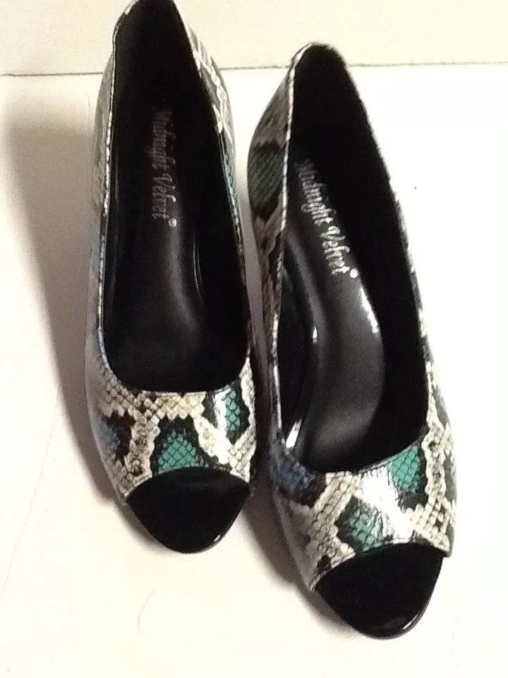 Midnight velvet deals shoes on sale