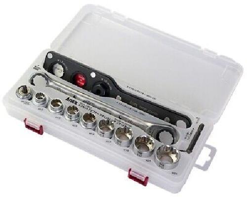 ANEX Offset 19mm Socket Adapter Set (H10~H24) Ratchet Wrench AOA-19S3 - Picture 1 of 5