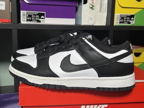 dunk low black white retail