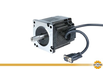 DE-Free Nema34 Closed Loop Schrittmotor 34SSM8460-EC1000 5Nm 6A Φ14mm Encoder