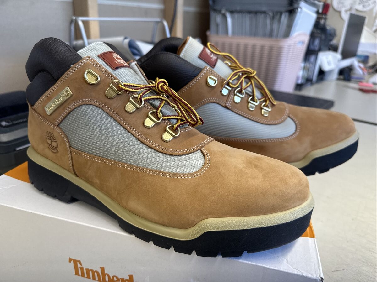 TIMBERLAND Men's Size 12 Field Boot WP L/F Mid Boot Wheat TIMBERLAND Men's Size 12 Field Boot WP L/F Mid Boot Wheat