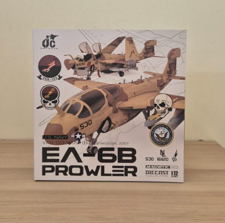 1/72スケールEA-6B プラウラー VAQ-133 ウィザーズのダイキャスト Amazon.com: Grumman EA-6B Prowler Attack Aircraft VAQ-133