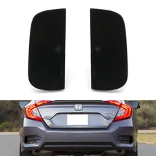 OE-Spec Smoked Rear Bumper Reflector Lens Assy For 2016-21 10th Gen Honda Civic