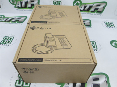 Polycom CX300R2 USB Desktop Phone 2200-32530-025 New Unused Open Box Lot of 2