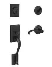 Schlage Custom Addison Single Cylinder Door Handleset FC60 ADD 622 WIT ALD