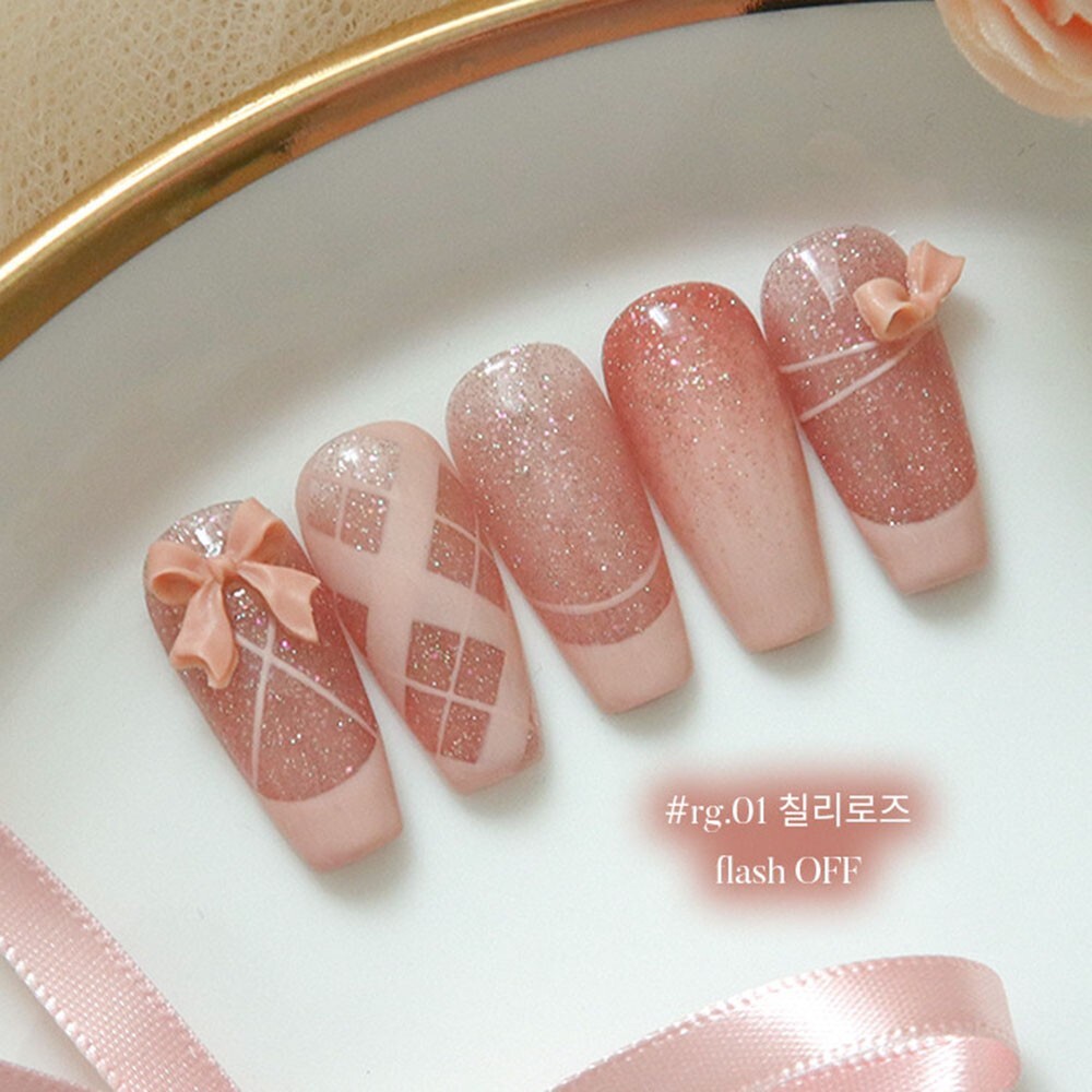Yogurt Gel Ballerina Reflective Glitter Gel 8 Color Set Gel Nail
