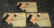 FREE SHIPPING! Faith Hill JAPAN promo only postcard x 3 set UNUSED Warner 2000
