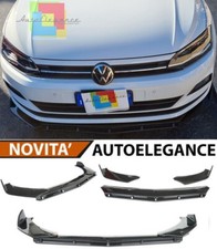 VW POLO AW1 LIPPE SPOILER STOSSSTANGE SPORT SCHWARZ GLANZ SPLITTER
