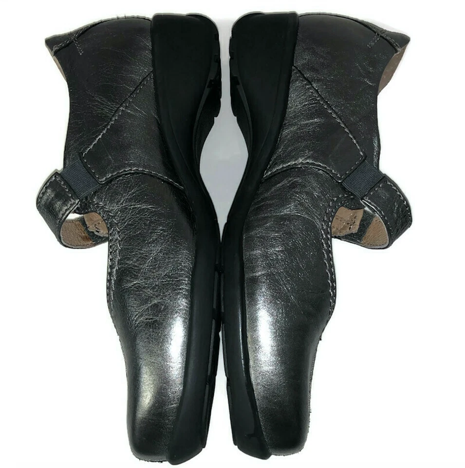 Zapatos Mary Jane SANITA Trude Peltre Plateados Metálicos Para Mujer Talla US 5.5 6 EU 36 Foto 4 de 4