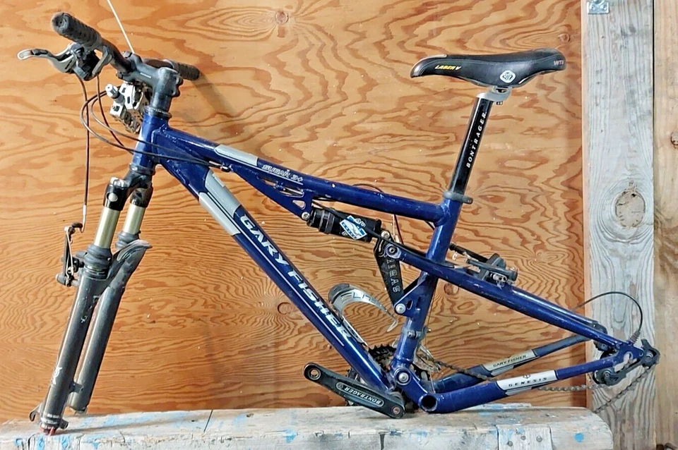 2003 Gary Fisher Sugar 3+ FS MTB Bike Frame 15" Small Softtail Full-Suspension:) - Image 2 of 4