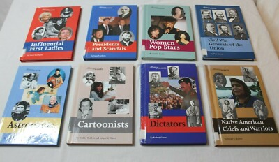 Set 8 History Makers History Biographies Presidents First Ladies Dictators Books