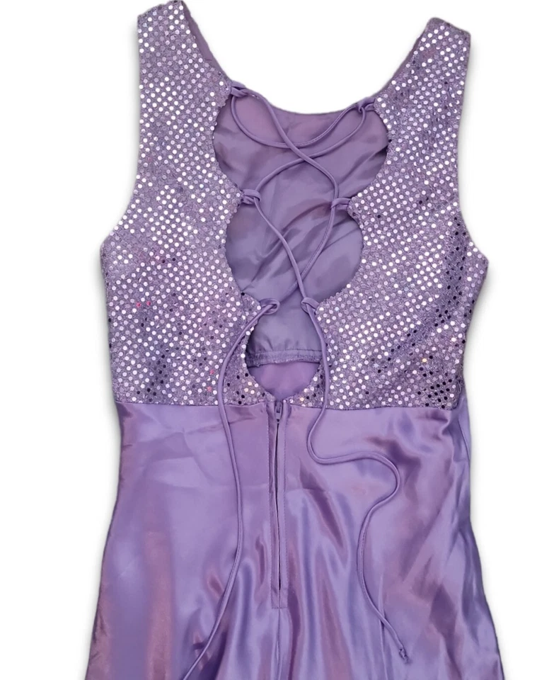 liliac periwinkle y2k 90s 正式舞会礼服 — 第 3/4 张图片