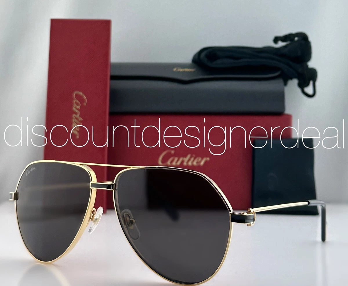Cartier Gold Aviator Sunglasses for Men for sale | eBay