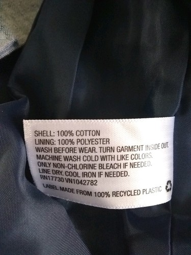 Cat & Jack Boy's Chest Pocket Two Button Closure Gray Grey Suit Coat Size 5 - Picture 11 of 12