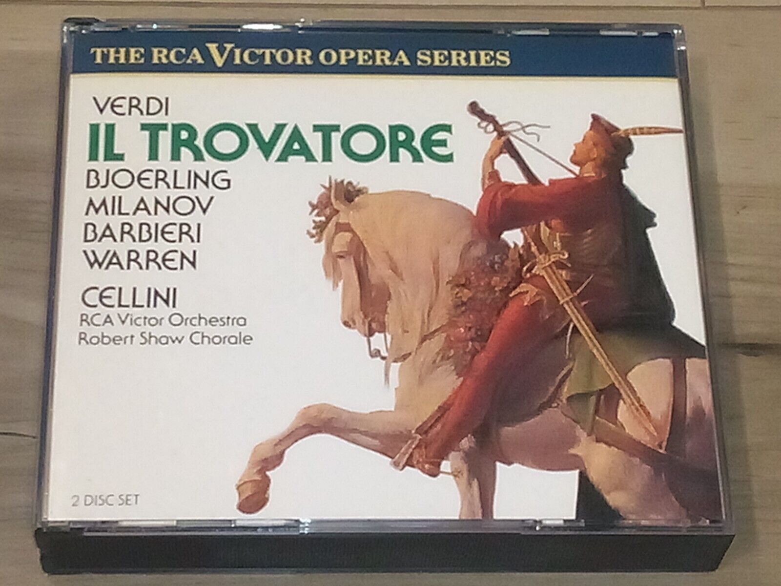 Verdi IL Trovatore Opera CD 2 Discs RCA Victor Series Renato Cellini